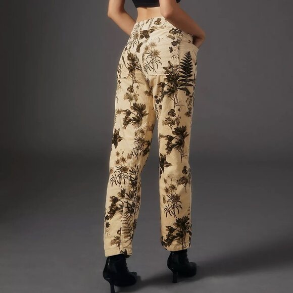 Anthropologie Pants - Floral Pilcro Low-rise The Wanderer Pants